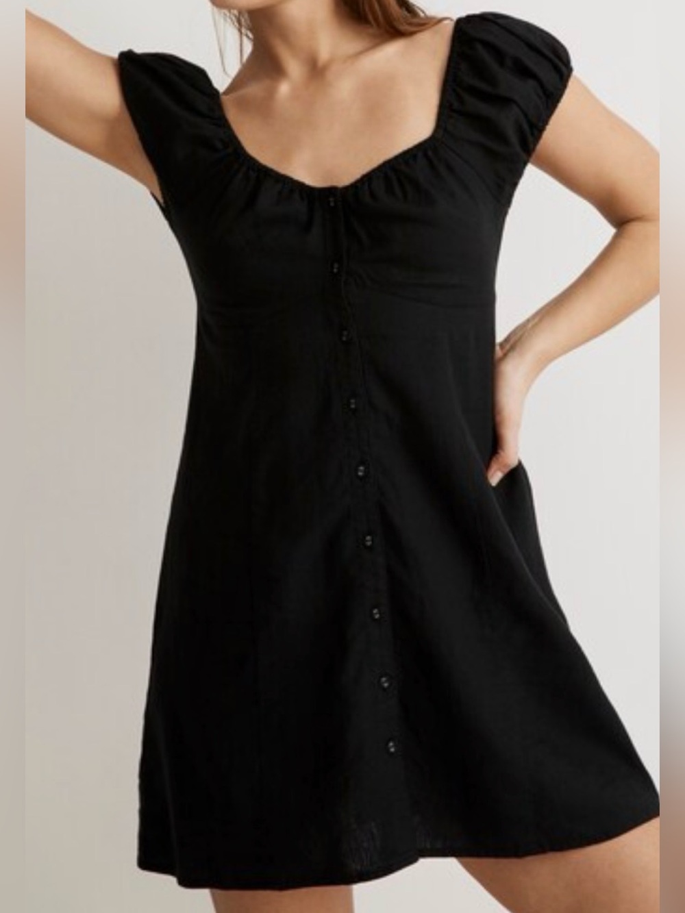 Margie button front dress Madewell